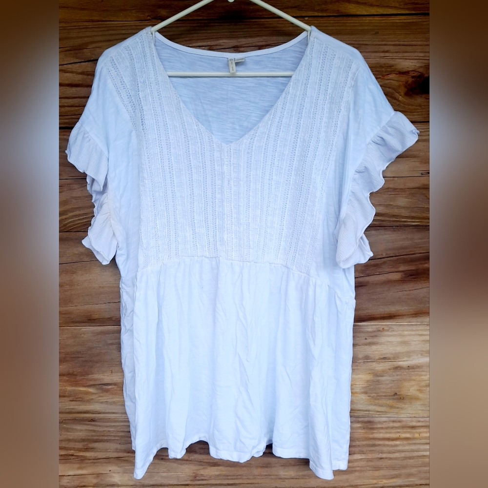 Cato white 22/24 summer top